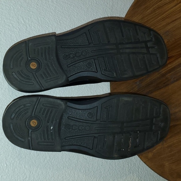 Ecco- Mens Black Leather Slip On Loafers Dress Shoes Comfort New! Sz.13 main image 6